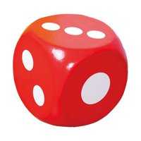 Magideal - Dados De Espuma Eva D6 De 30 Cm, Para Jugar, Enseñar Matemáticas, Habilidades Matemáticas Tempranas, Juegos De Mesa Para El Aula, Niños Y Niñas, Para Rellenar Bolsas, Regalos De Fiesta Rojo