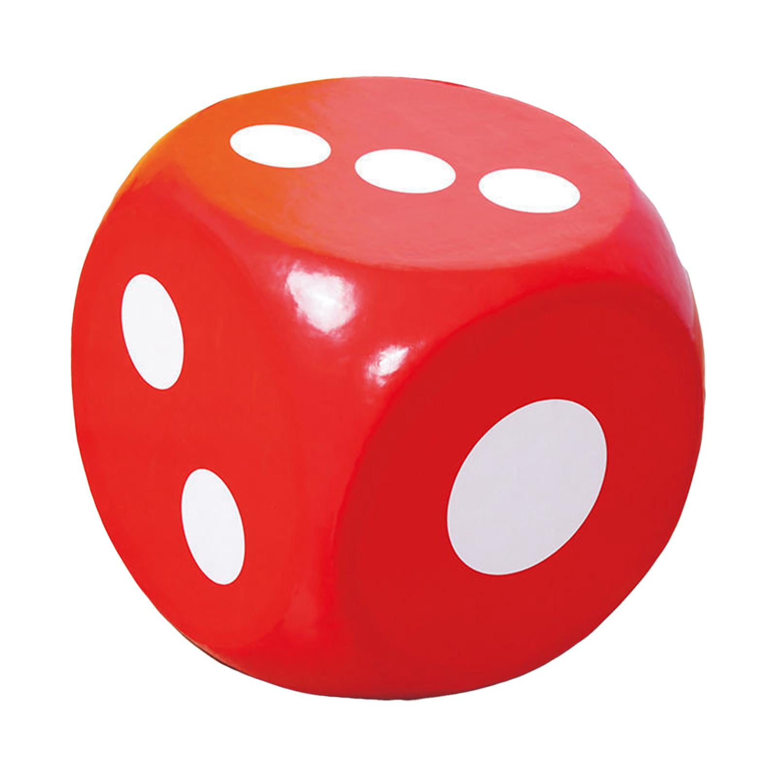 Magideal - Dados De Espuma Eva D6 De 30 Cm, Para Jugar, Enseñar Matemáticas, Habilidades Matemáticas Tempranas, Juegos De Mesa Para El Aula, Niños Y Niñas, Para Rellenar Bolsas, Regalos De Fiesta Rojo