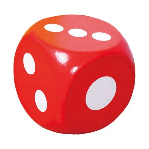 Magideal - Dados De Espuma Eva D6 De 30 Cm, Para Jugar, Enseñar Matemáticas, Habilidades Matemáticas Tempranas, Juegos De Mesa Para El Aula, Niños Y Niñas, Para Rellenar Bolsas, Regalos De Fiesta Rojo