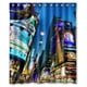 thumbnail image 1 of Cortina de ducha de Times Square, Nueva York, juego de cortinas de baño con ganchos, tamaño 60 x 72 pulgadas, 1 of 3