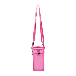 Ioensy - Portador De Botella De Agua Funda De Botella De Agua De Moda Para Trekking Camping Al Aire Libre Rosa Roja