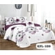 thumbnail image 1 of Cubrecama Quilt Verano King - Blanco Flores Lila Kfl109, 1 of 1