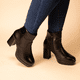 thumbnail image 2 of Botín Mujer Negro Hassan Thunder Blue, 2 of 5