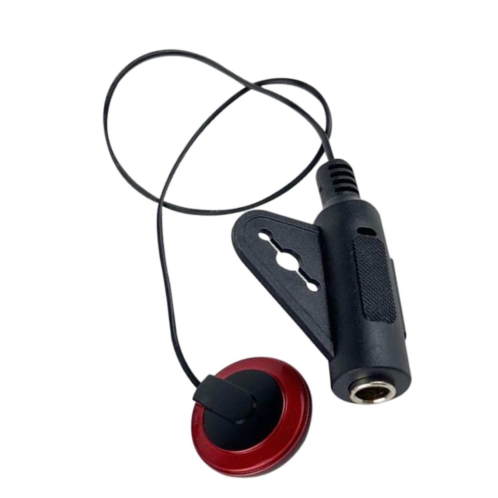 Magideal - Pastilla De Contacto Piezoeléctrico, Pastilla De Transductor Piezoeléctrico, Pastilla De Guitarra, Pastillas De Instrumentos Para Guitarra Eléctrica, , Rojo