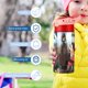 thumbnail image 5 of El castillo en el cieloBotella de Agua con Tapa Pop Top de Un Toque, Acero Inoxidable, a Prueba de Fugas, para Deportes, Botella Infantil rosa 12 oz, 5 of 6