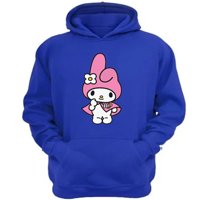 Genérico - Polerón Canguro Melody Azul Talla Xs Unisex