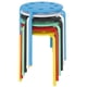 thumbnail image 1 of Taburetes Apilables VECELO Juego de 6 Piezas Altura 45 cm Colores Vivos, 1 of 7