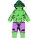 thumbnail image 1 of Mono de cosplay con cremallera para bebés Hulk de Marvel Avengers, de 3 a 6 m, 1 of 6