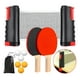 thumbnail image 1 of Set Ping Pong Tenis Mesa 2 Paleta + 6 Pelotas + Malla Rojo, 1 of 8