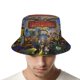 thumbnail image 4 of Dragones Carrera al Filo Sombrero bucket para adultos, gorra de protección solar, sombrero de pescador plegable para viajes al aire libre, pesca y actividades de verano, 4 of 6