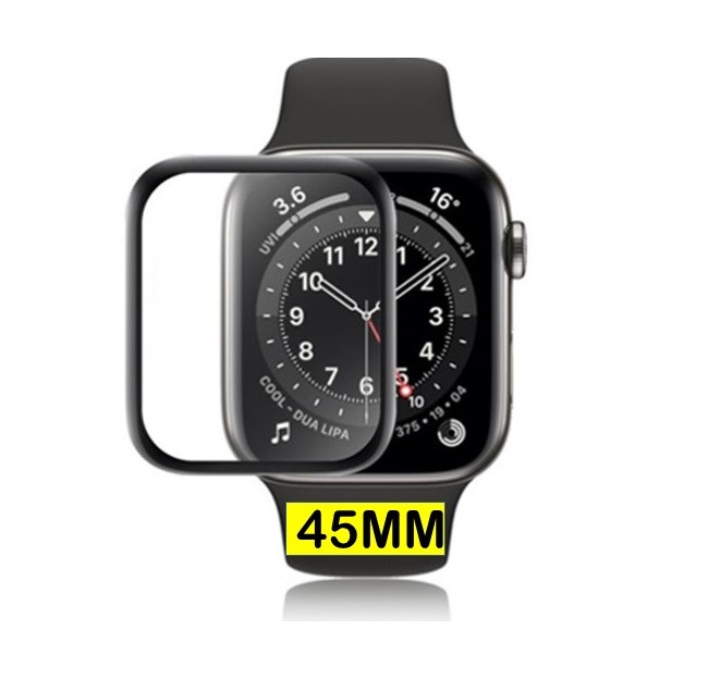 Genérico - Lámina Mica De Hidrogel Compatible Iwatch Applewatch 7 45Mm
