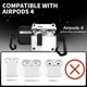 thumbnail image 3 of Funda Reforzada Para AirPods 4 Con Seguro, 3 of 6