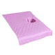 thumbnail image 1 of Mesa De Masaje De Algodón Puro, Toalla Con Orificio Para La Cara, Funda De Cama De Belleza, Sábana Rosa, 1 of 5