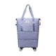 thumbnail image 1 of Bolsa De Lona Con Ruedas Para Ropa, Bolso De Mano Con Ruedas Para Exteriores, Deportes, Fitness, Azul Claro, 1 of 5