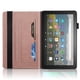 thumbnail image 5 of Funda con relieve del Árbol de la Vida para tablet Fire HD8(2022) con soporte, ranuras para tarjetas y soporte para lápiz óptico. Oro, 5 of 6