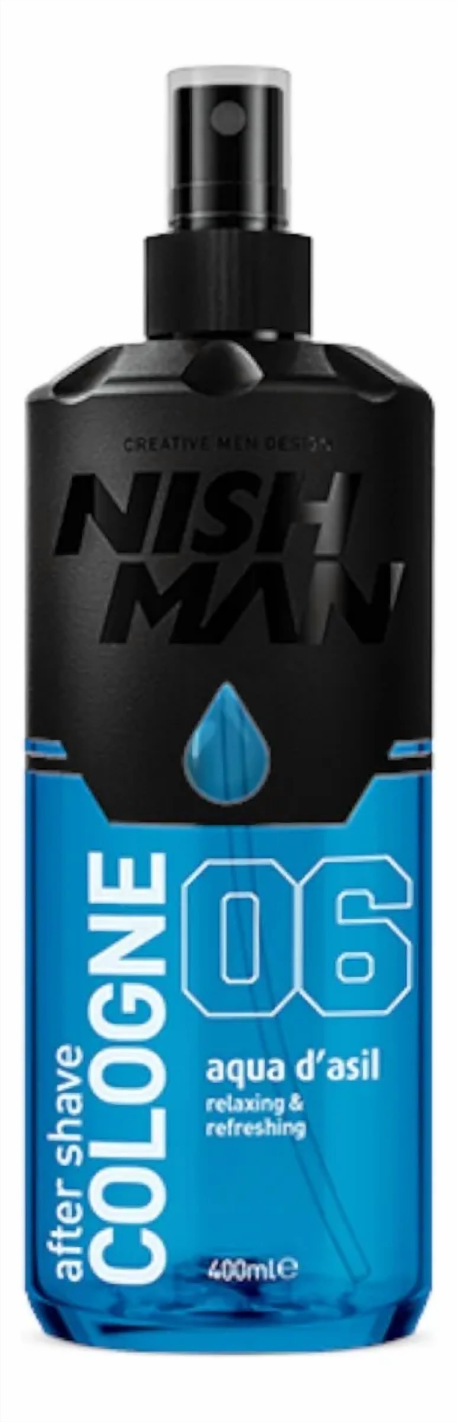 Linastore - After Shave Colonia Locion Nish Man 400Ml Aqua D´´Asil 06