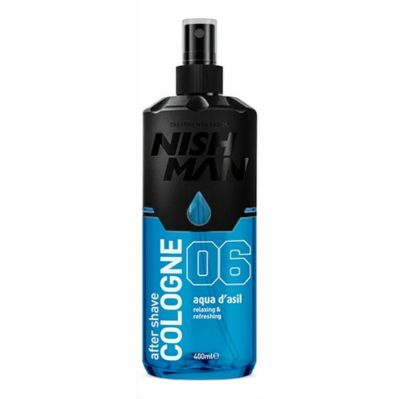 After Shave Colonia Locion Nish Man 400ml Aqua d´´asil 06