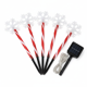 thumbnail image 1 of Set 5 Estacas Solares Navidad Copo Nieve LED Jardín 25cm, 1 of 9