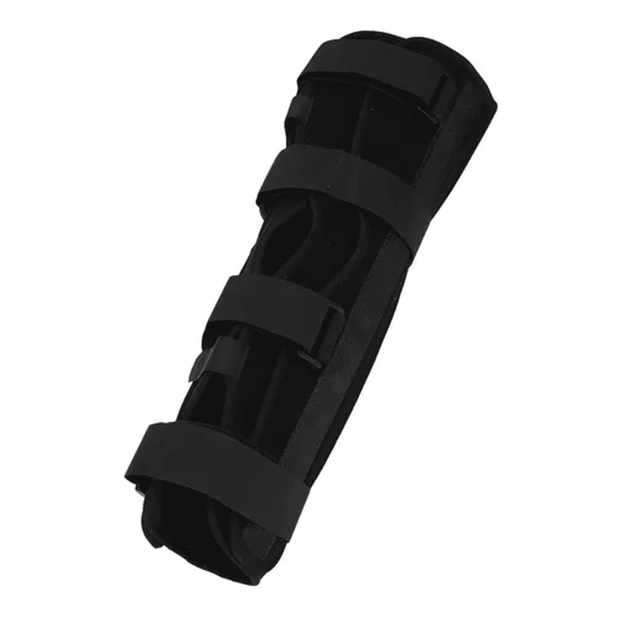 Genérico - Inmovilizador Rodilla Largo Rodillera Ortopédica Negro Talla L