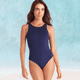 thumbnail image 3 of Traje De Baño Reversible Print Blue Control De Abdomen Chamela, 3 of 4