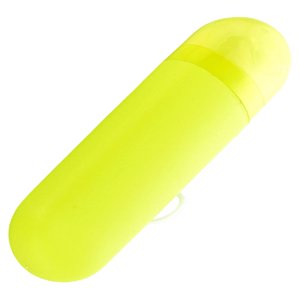 Magideal - Estuche De Viaje Para Cepillos De A Prueba De Polvo, Almacenamiento De Cubierta Transparente De Reutilización Duradera, Soporte Portátil Para Verde