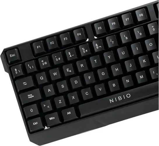 Genérico - Teclado Nibio Strike Rgb Negro Español