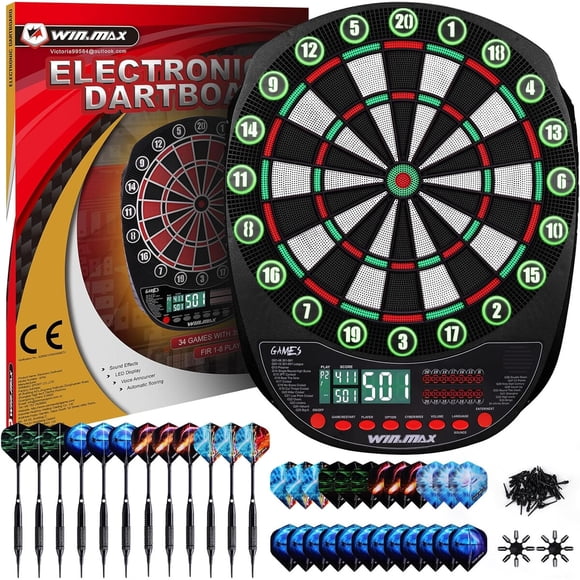 Diana Electrónica WIN.MAX LED 34 Juegos 8 Jugadores