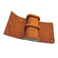 Magideal - Estuche Ranuras Para Reloj, Funda De Reloj De Portátil De Material Cuero Pu, Cojines De Espuma, Caja De Soporte Para Reloj De Protección
