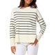 thumbnail image 1 of INSPIRE CHIC Suéter de Punto de Cuello Redondo a Rayas de Manga Larga para Mujer Talla XL Blanco, 1 of 6