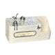 thumbnail image 5 of Caja de pañuelos para pañuelos faciales, caja dispensadora de pañuelos multifuncional, cubierta de caja de pañuelos para el hogar, cocina, baño y baño, 5 of 5