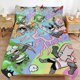 thumbnail image 1 of Castle Crashers Duvet Cover Set 3 Piece Bedding Set Double Sided Printing Decorative Comforter Cover Set, 1 of 5