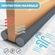 thumbnail image 2 of Burlete aislante de 93 cm con doble aislamiento y burlete ajustable para puerta, ideal para interiores y exteriores. Protección contra corrientes de aire., 2 of 5