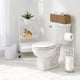 thumbnail image 2 of Papelera mDesign de metal compacta rectangular blanca, 2 of 5