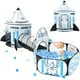 thumbnail image 1 of Tienda de campaña Senodeer Rocket Ship 3 en 1 con piscina de bolas y túnel, 1 of 3