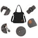 thumbnail image 5 of Bolso de lona para mujer, bolso de playa para mujer, bolso bandolera, bolso cruzado para niñas y mujeres., 5 of 5