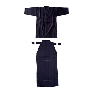 Ioensy - Conjunto De Uniforme De Kendo, Hakama De Kendo, Ninjas Transpirables, Judo, Kimono Japonés, Hakama, 165 Cm, Azul Y Azul