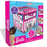 Caja De Juguetes Y Tapete Barbie Zipbin 40 Doll Dream House