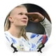 thumbnail image 1 of Erling Haaland Plato decorativo de porcelana fina (bone china), plato decorativo de cerámica para hogar, oficina, soporte de pared, platos decorativos para dormitorio 25 cm, 1 of 6