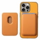 thumbnail image 1 of Funda de Cuero Magnética con Tarjetero para iPhone 16 Pro Max Cubierta Delgada Amarillo, 1 of 5