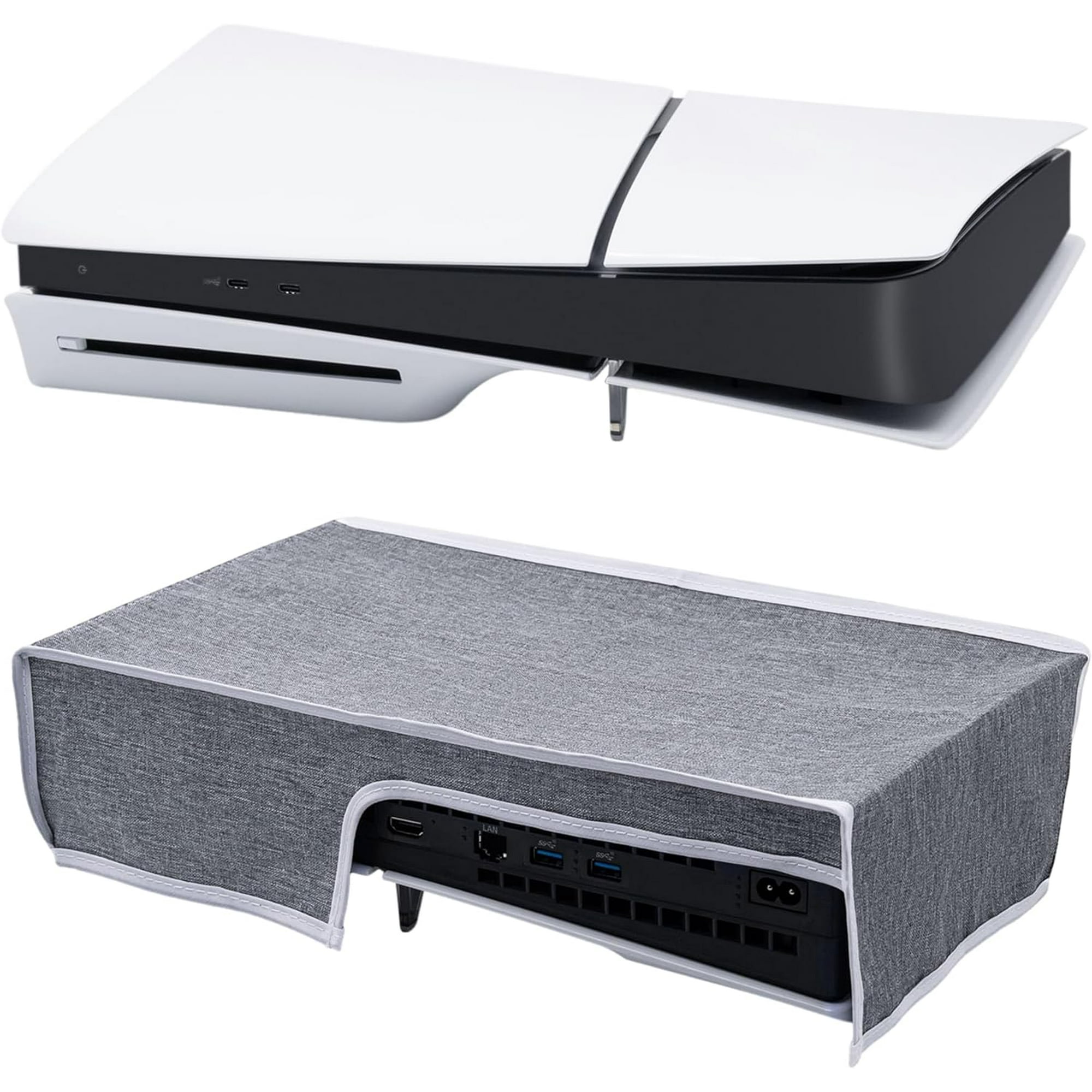 Funda Antipolvo Aaronmei Ps5 Slim Gris