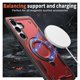 thumbnail image 2 of Para Samsung Galaxy S26 5G Funda con Soporte de Anillo en O Magnético Invisible, Funda de Teléfono a Prueba de Golpes, Rojo, para Galaxy S26 (5G), 2 of 6