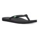 thumbnail image 2 of Sandalias tipo flip flop Sanuk Yoga Joy para mujer, espuma viscoelástica, negras, talla 8, 2 of 6