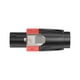 thumbnail image 3 of Conector hembra de speakon 4 polos Rojo, contactos plateados, 3 of 3