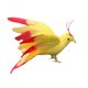 thumbnail image 2 of Animal Emplumado Artificial Pájaro Jardín Estatuilla Decoración Pájaro Amarillo, 2 of 3