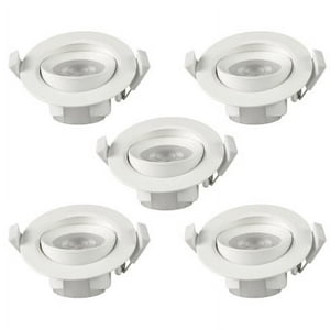 Hb Led - Pack 5 Foco Basculante Led Embutido Spot 6,5W 3000K Redondo Para Cielo