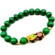 thumbnail image 1 of Pulsera Feng Shui Pixiu de 10 mm con amuleto de dragón y cuentas de piedra natural para atraer riqueza, dinero y buena suerte., 1 of 6