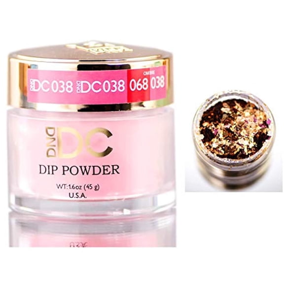 Polvo para uñas Dipping Daisy DND Rojos y Naranja Caoba 45 g