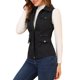 thumbnail image 4 of INSPIRE CHIC Chaqueta de Mujer con Cremallera Sin Mangas Anorak Chaleco Utilitario con Bolsillos M Negro, 4 of 7