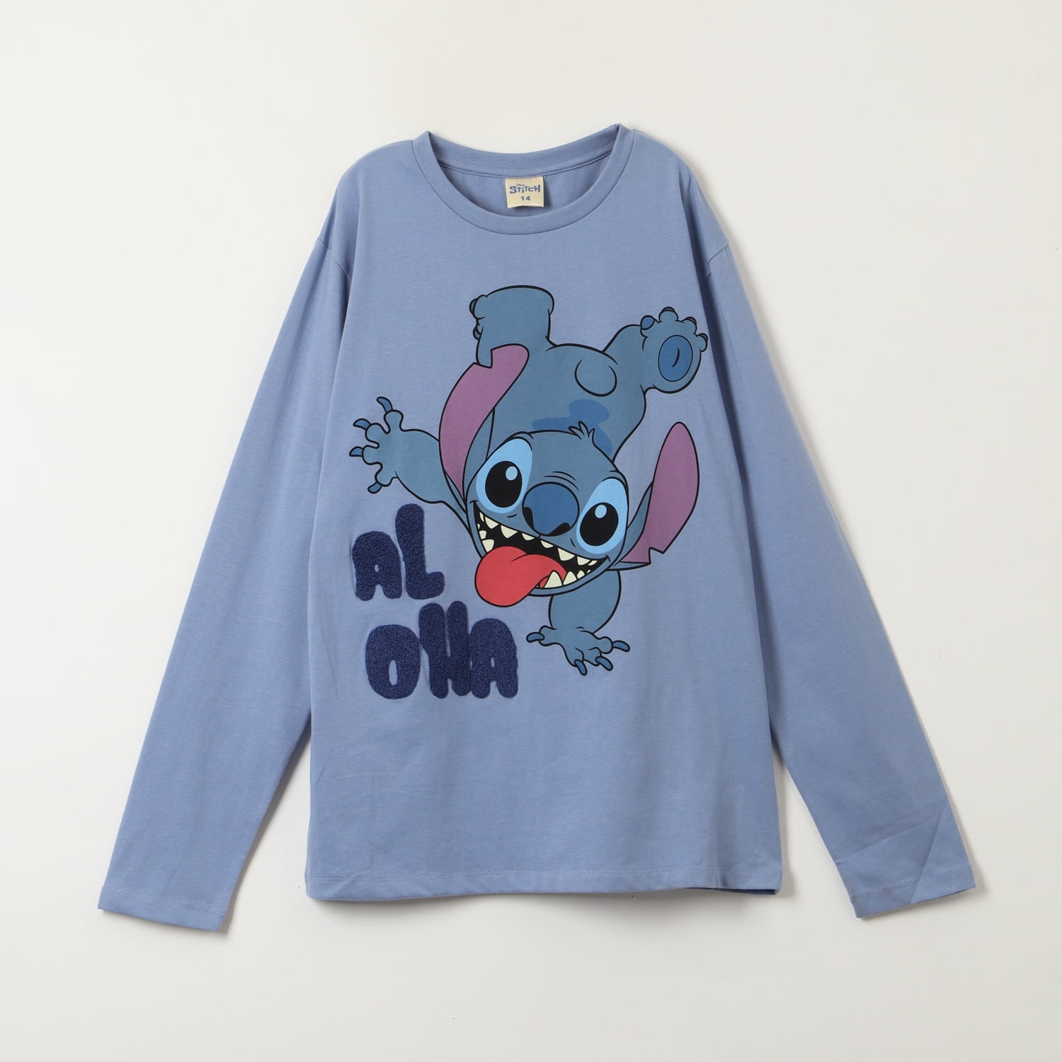 Disney - Polera Manga Larga Stitch Aloha - Niños 3-8 Años