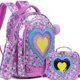 thumbnail image 1 of BIKAB Bookbag for Girls Backpack for Girls rainbow and star School Bag with Lunch Box Set for Kindergarten Glitter Sequin, 1 of 3